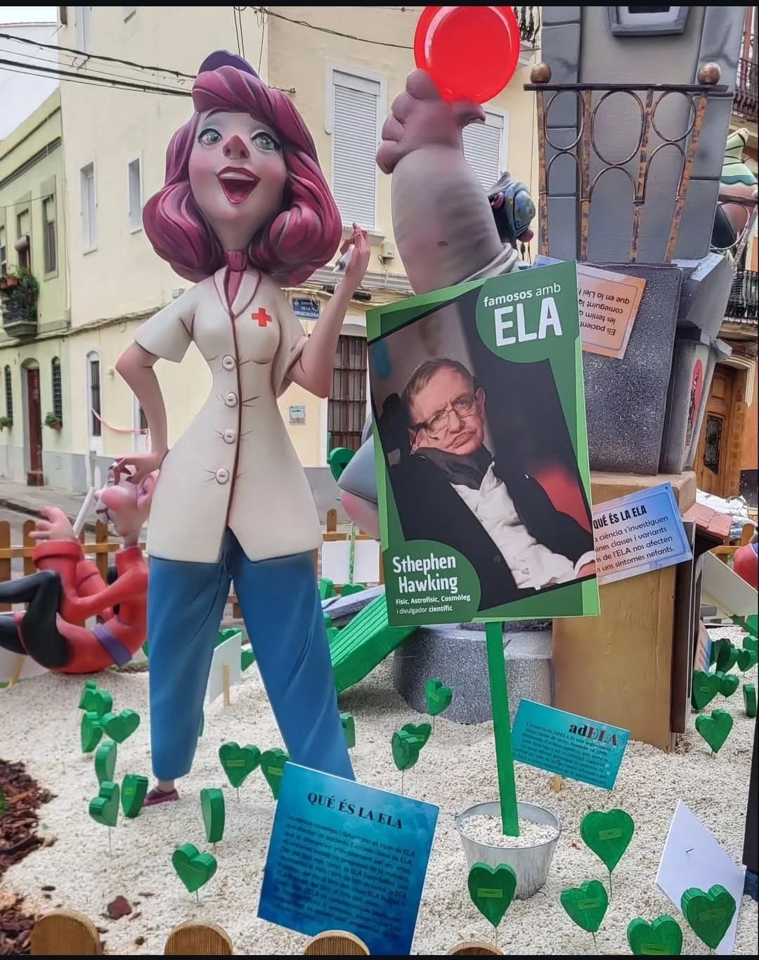 La Ciència a les Falles ejemplo de divulgación científica 3 Escena Falla Nador Milagrosa