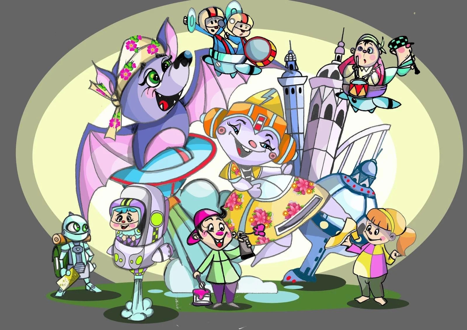 Proclamación y bocetos de la Falla Progreso 2026 5 boceto infantil 2026