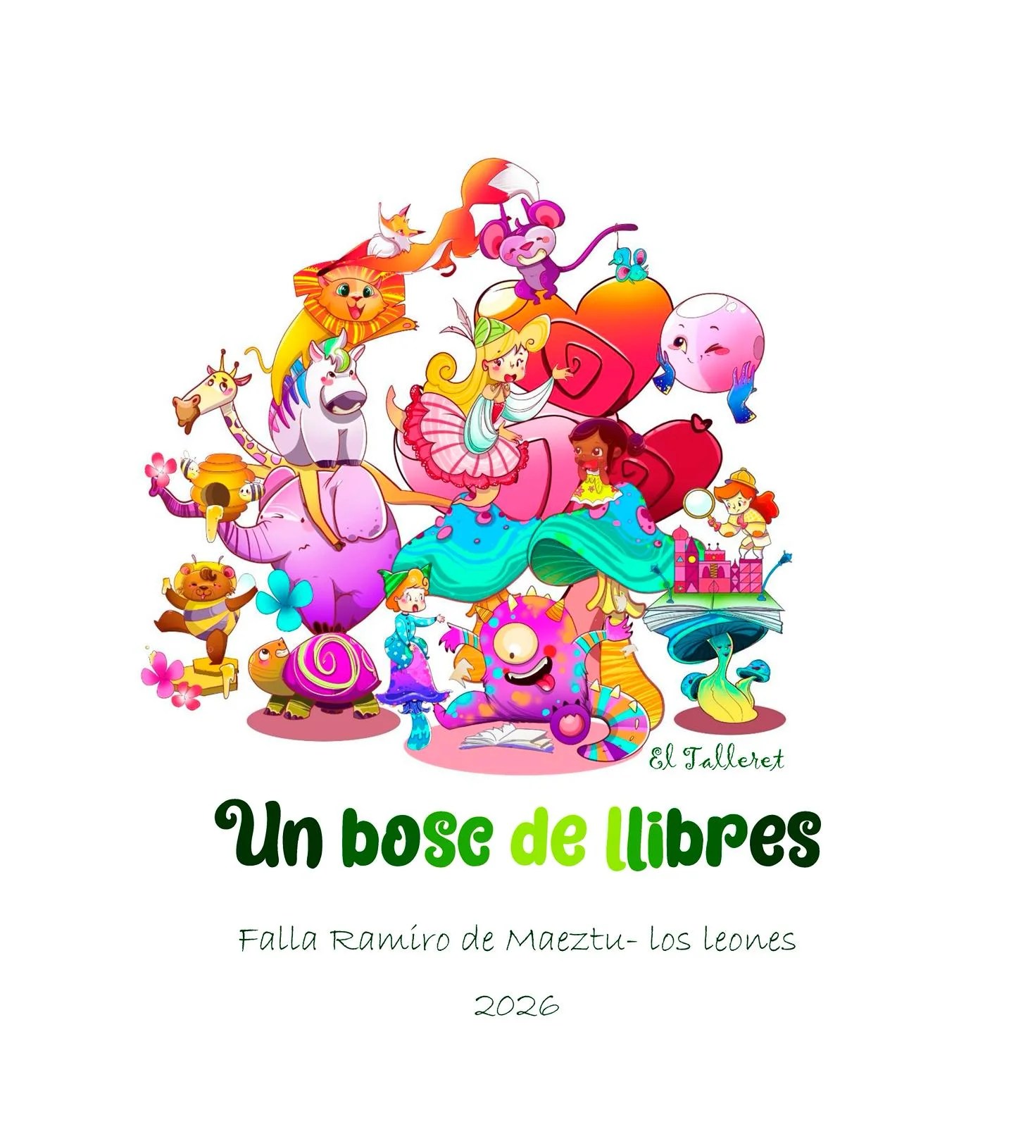 La Falla Ramiro de Maeztu-Los Leones presenta sus Fallas 2026 1 Boceto Falla Infantil Falla Ramiro de Maeztu-Los Leones 2026