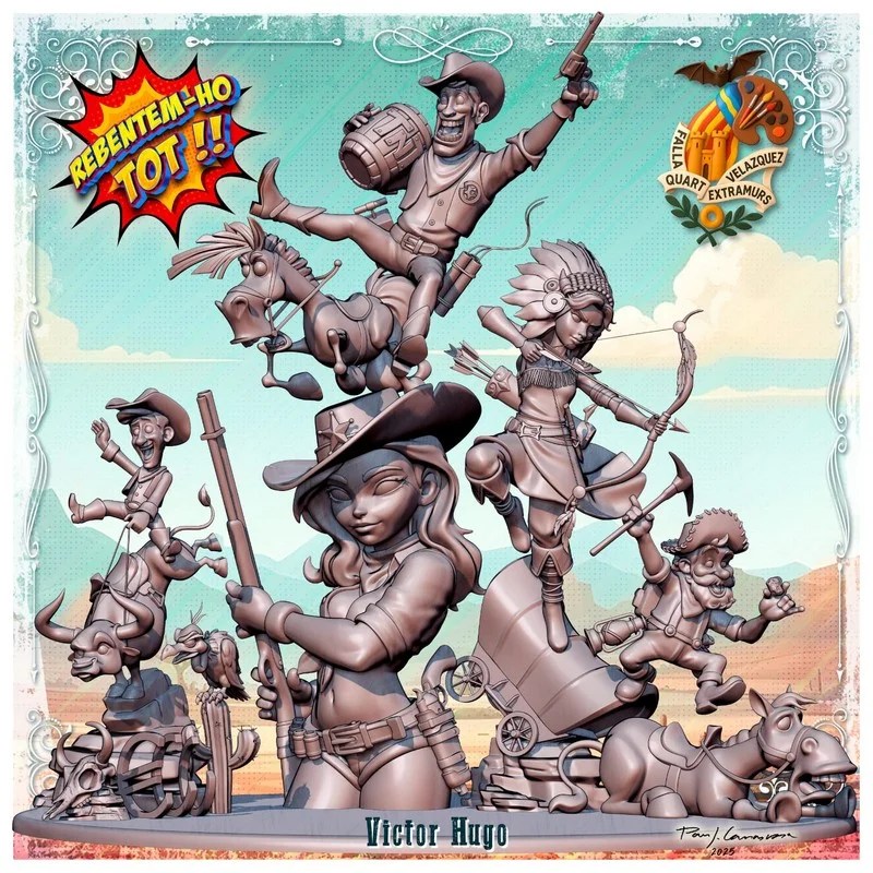 La Primera A presenta sus Fallas 2026 76 Falla Quart Extramuros – Velázquez