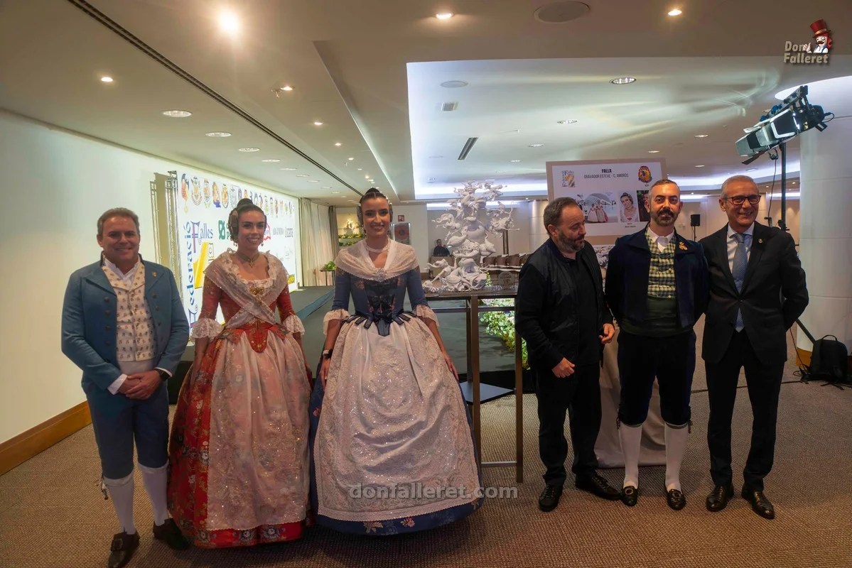 Lo mejor del acto de presentación de las Fallas 2026 de Primera A 19 Falla Grabador Esteve – Cirilo Amorós