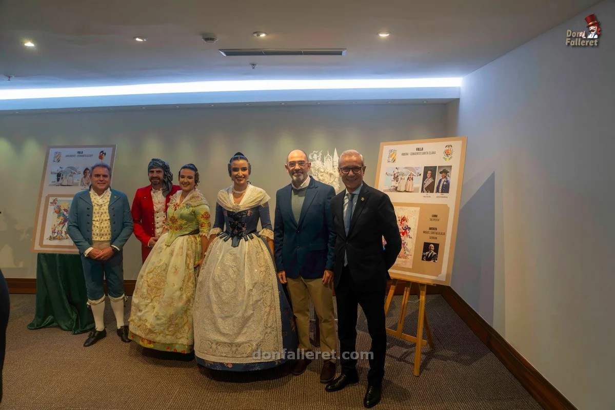 Lo mejor del acto de presentación de las Fallas 2026 de Primera A 22 Falla Ribera – Convento Santa Clara