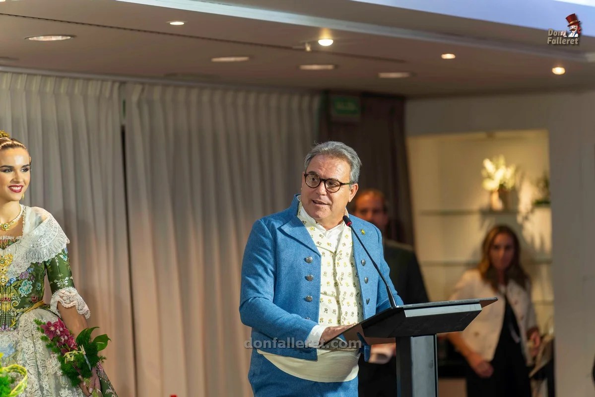 Lo mejor del acto de presentación de las Fallas 2026 de Primera A 5 Intervención del presidente de la Federación