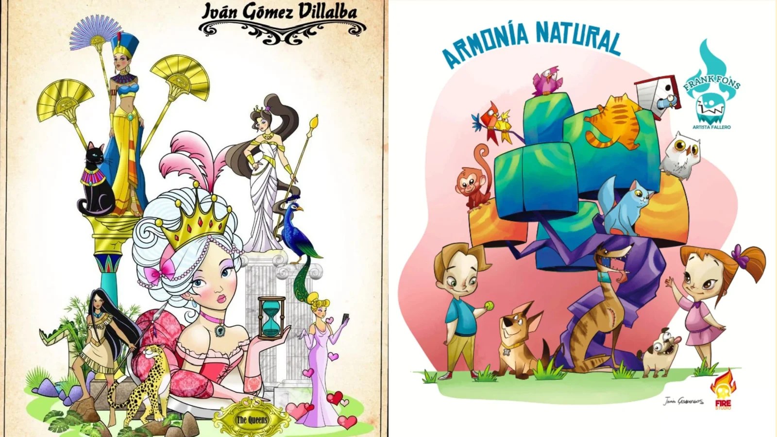 Falla Castellón Segorbe 2026: dos proyectos firmados por Frank Fons e Iván Gómez