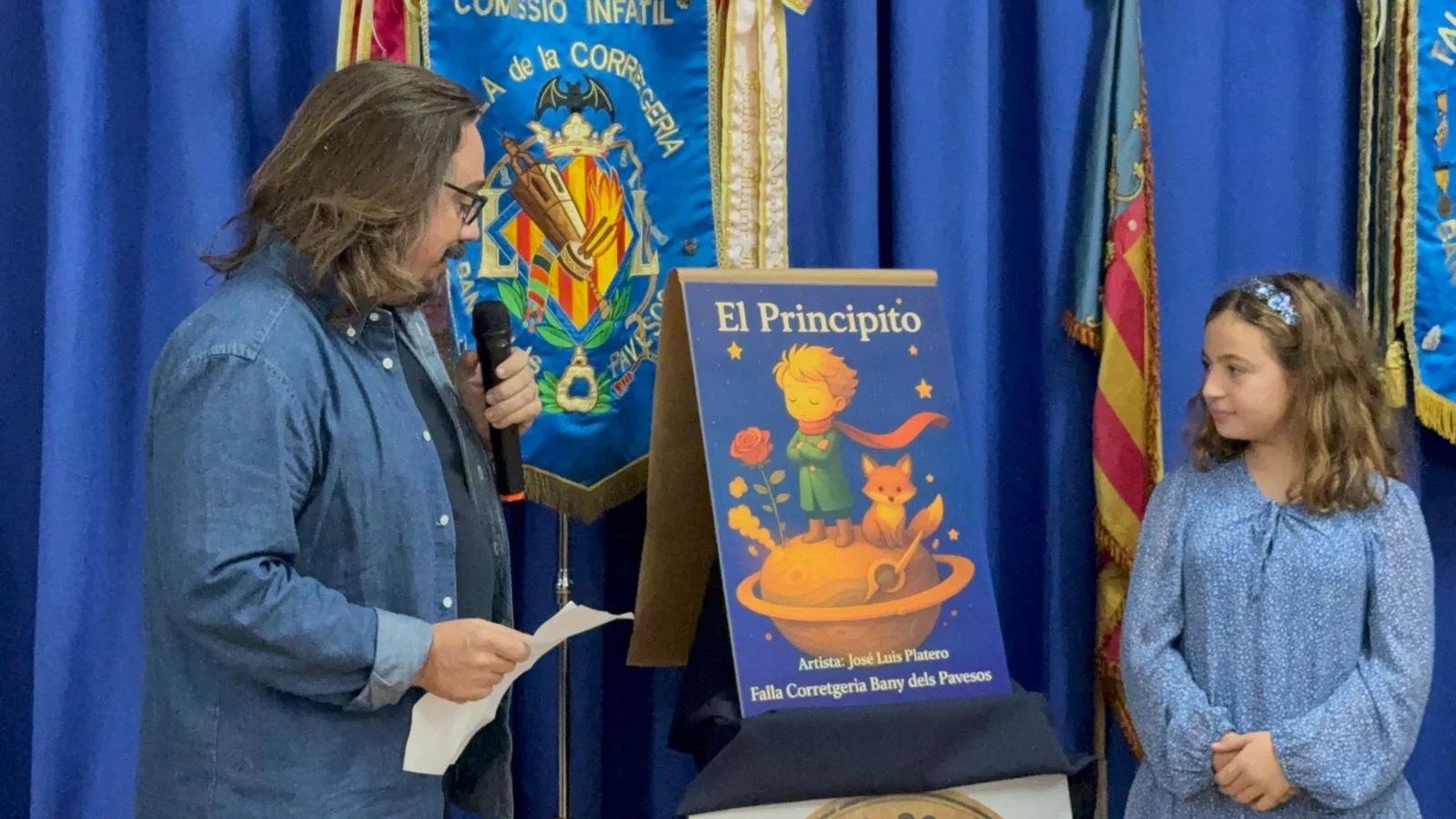 Así serán las Fallas 2026 de Corretgeria Bany dels Pavesos 3 Momento de la presentación de la Falla Infantil 2026