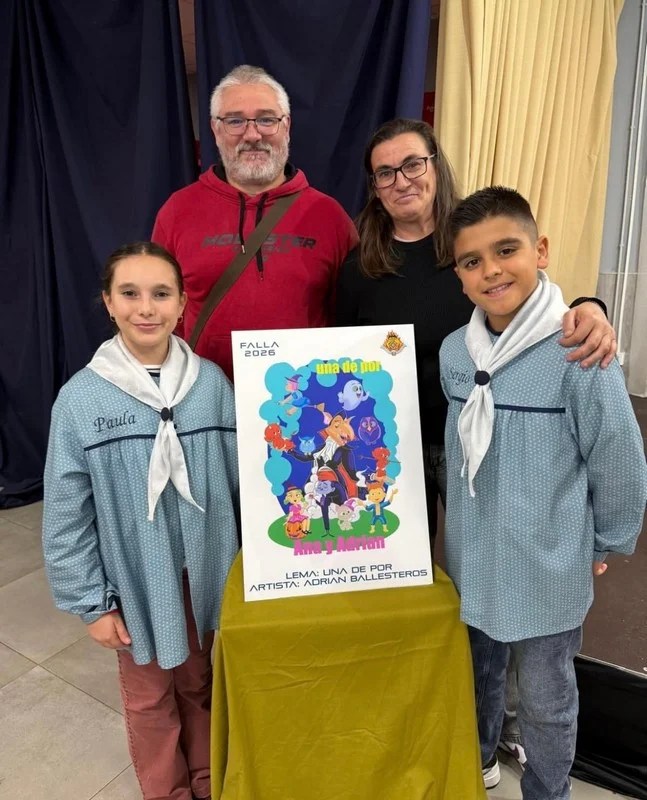 La Falla Isabel de Villena Gregorio Gea presenta sus Fallas 2026 5 Presentación del boceto de la Falla Infantil 2026