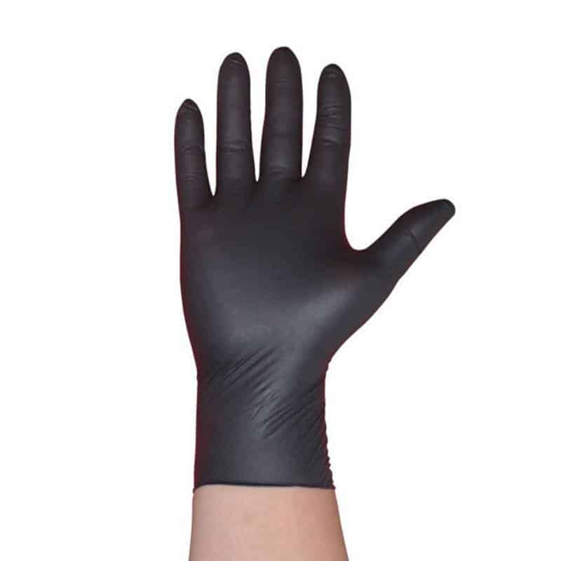 100 Pcs/Box of Black, Blue, or Transparent Disposable Gloves 100 Pcs/Box of Black, Blue, or Transparent Disposable Gloves
