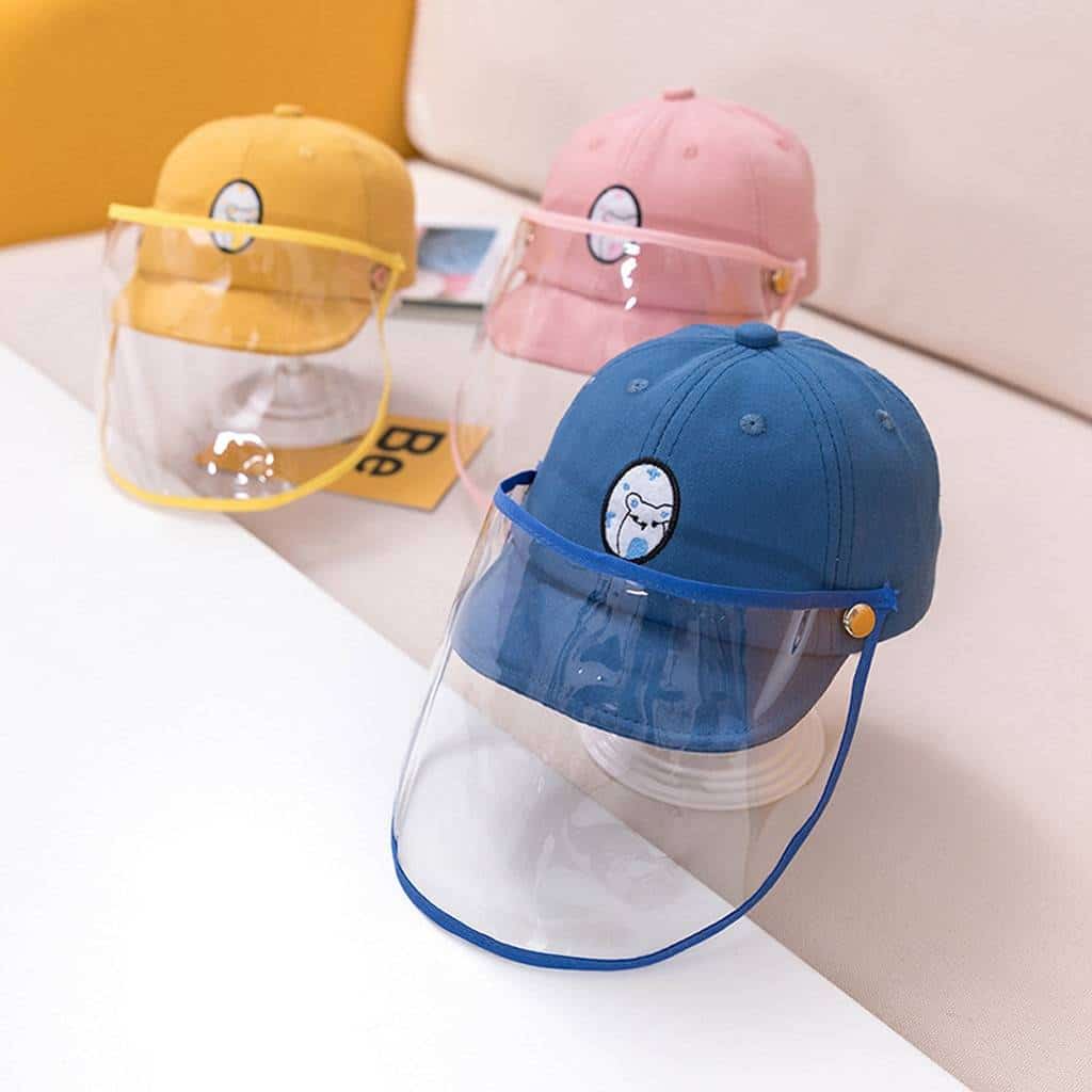 Anti-spitting Peaked Cap Hat Protective Hat Dustproof Cover Kids Boys Girls Multi-function Cap Anti-saliva Face Cover #T1P color: Pink|Black|Blue|Yellow New Arrivals 2020 Fight Coronavirus Best Sellers