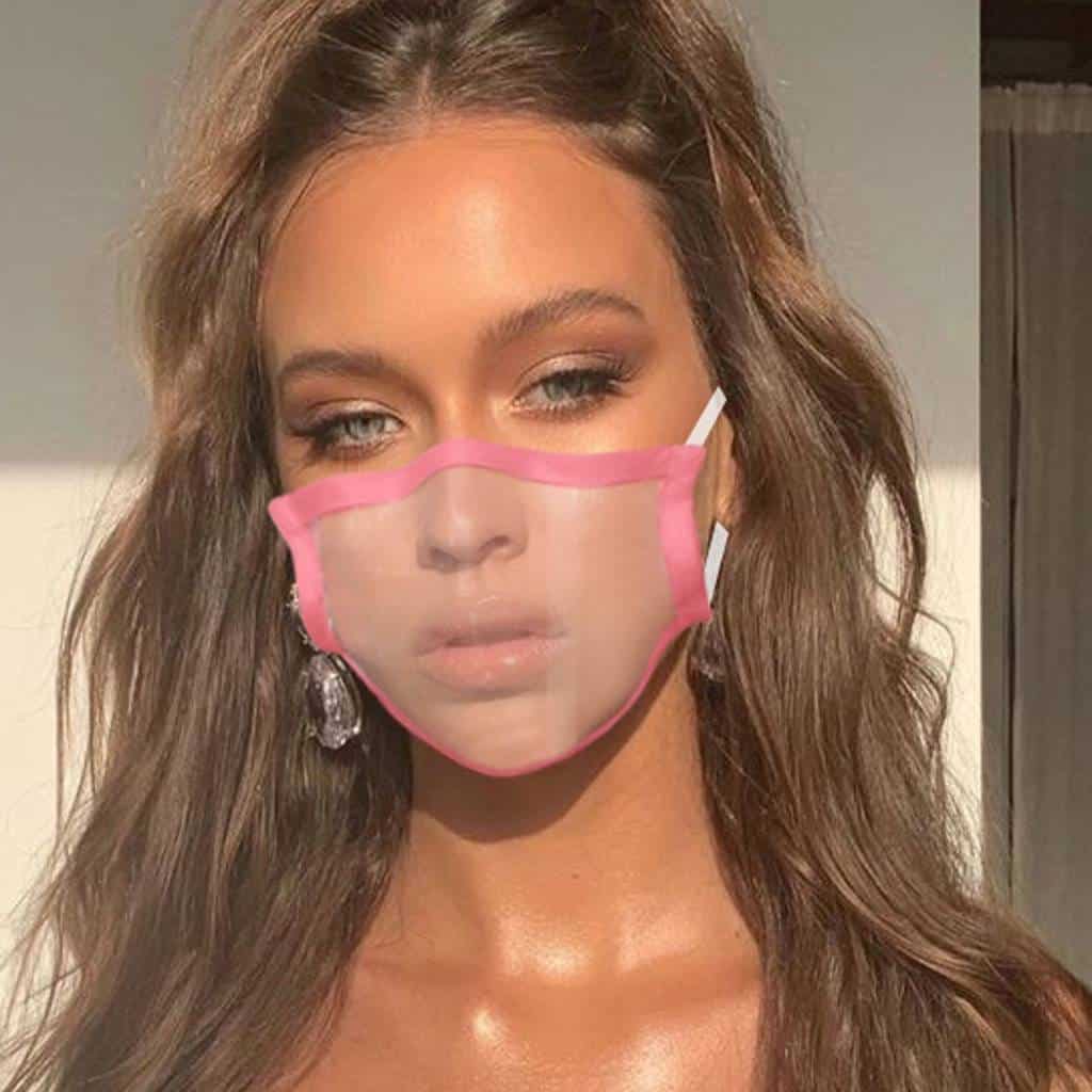 Reusable With Clear Window Unisex Adult Breathable Reuse Anime Funny Transparent expression masks Cosplay Costume Accessories color: Light blue|Pink|Gray with 2 Filters|Black|Blue|White New Arrivals 2020 Fight Coronavirus Face Masks Best Sellers