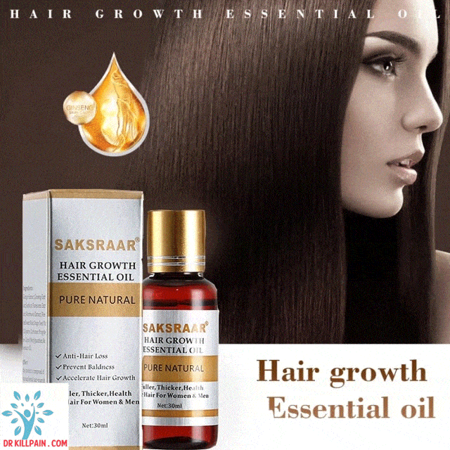 Real Hair Growth Accelerator Natural Oil DR. KILL PAIN: Hair Growth Oil New Arrivals Skin Care