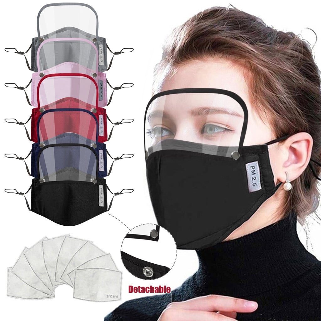 Face Mask With Removable Eye Shield color: A|B|C|D Face Masks & Face Shields Face Masks For Adults Face Shields For Adults Face Shields For Kids New Arrivals Protection Against COVID-19 Face Masks Face Mask Extensions For Kids or Adults Face Shields Best Sellers