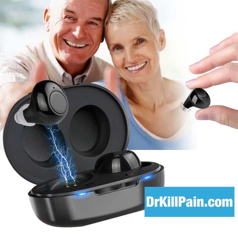 1 Pair USB Rechargeable Mini In Ear Portable Invisible Hearing Aids Assistant Adjustable Tone Sound Amplifier For Deaf Elderly color: beige|Black 2021|Skin Color|White 2021|Black|White Best Hearing Aids In 2022 New Arrivals Best Sellers
