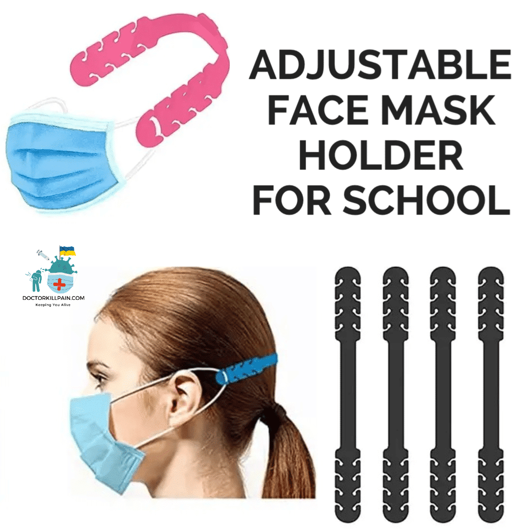 Adjustable Face Mask Holder For School color: 5PC A|5PC B|5PC C|5PC D|5PC E|5PC F|5PC G|5PC H New Arrivals Protection Against COVID-19 Face Masks & Face Shields Face Masks Safest Face Masks For Kids Best Back to School Face Masks For Kids Face Mask Extensions (Kids & Adults) Best Sellers