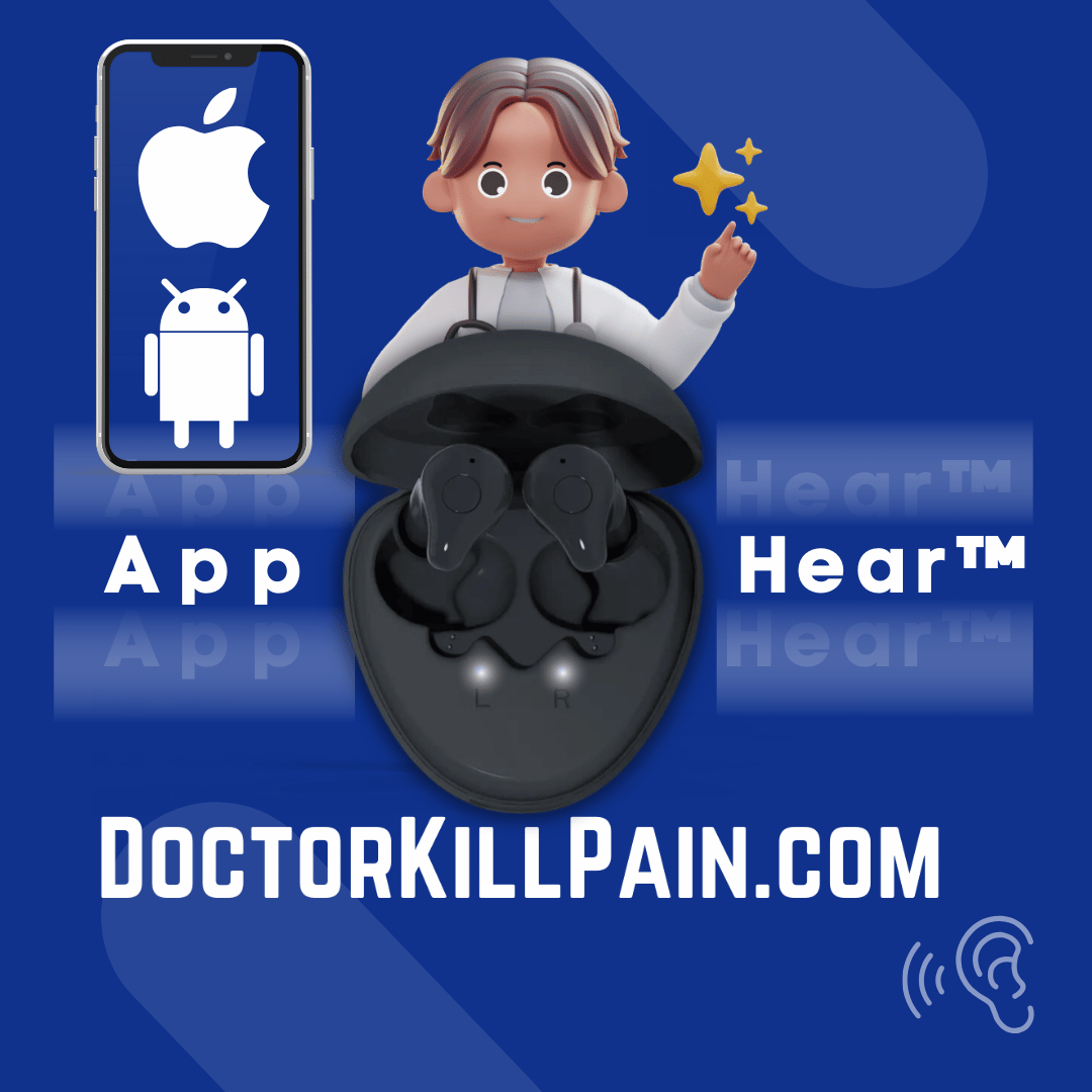 AppHear™ Bluetooth Rechargeable App-Controlled Hearing Aid