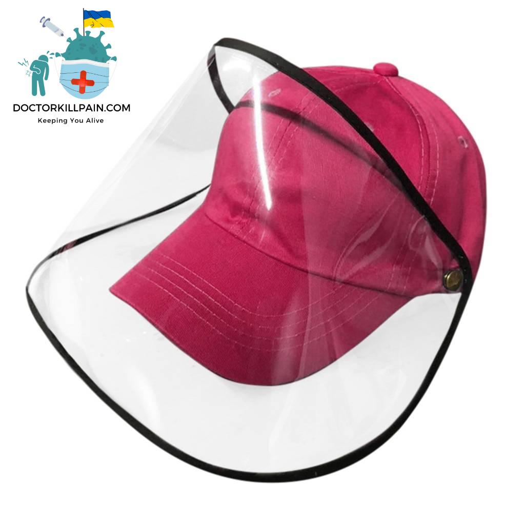 Baseball Cap with Face Shield For Kids color: A|B|C|D|E|F|G|H|I|J|K|L New Arrivals Protection Against COVID-19 Face Masks & Face Shields Face Shields Face Shields For Kids Best Sellers