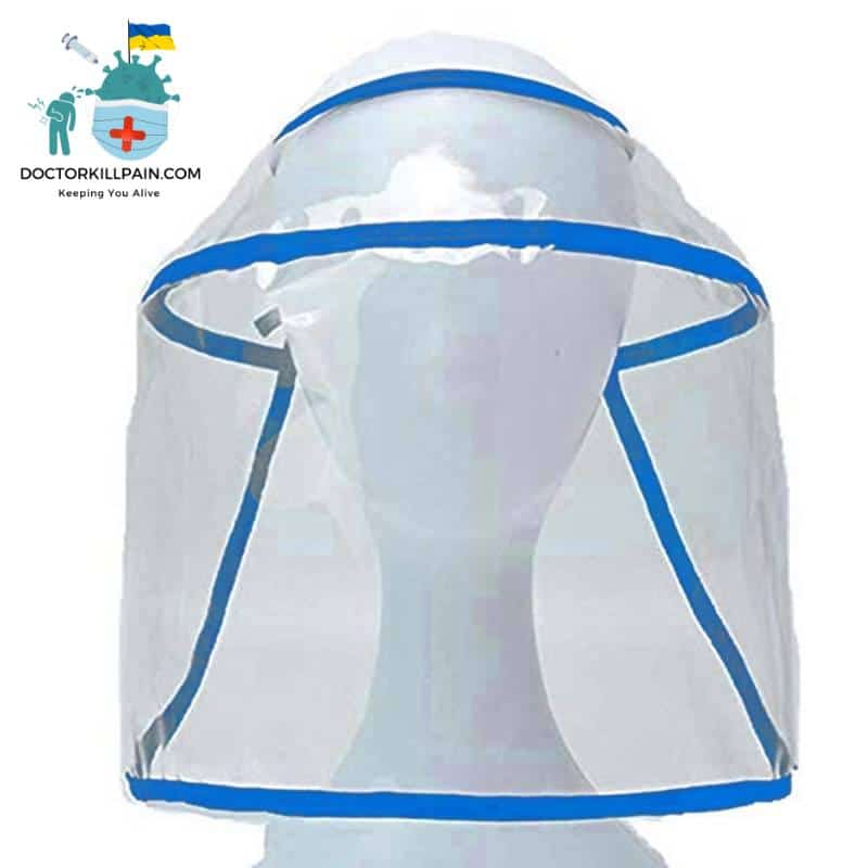 Soft Protective Face Shield Plastic color: beige|Blue New Arrivals Protection Against COVID-19 Face Masks & Face Shields Face Shields Face Shields For Adults Best Sellers