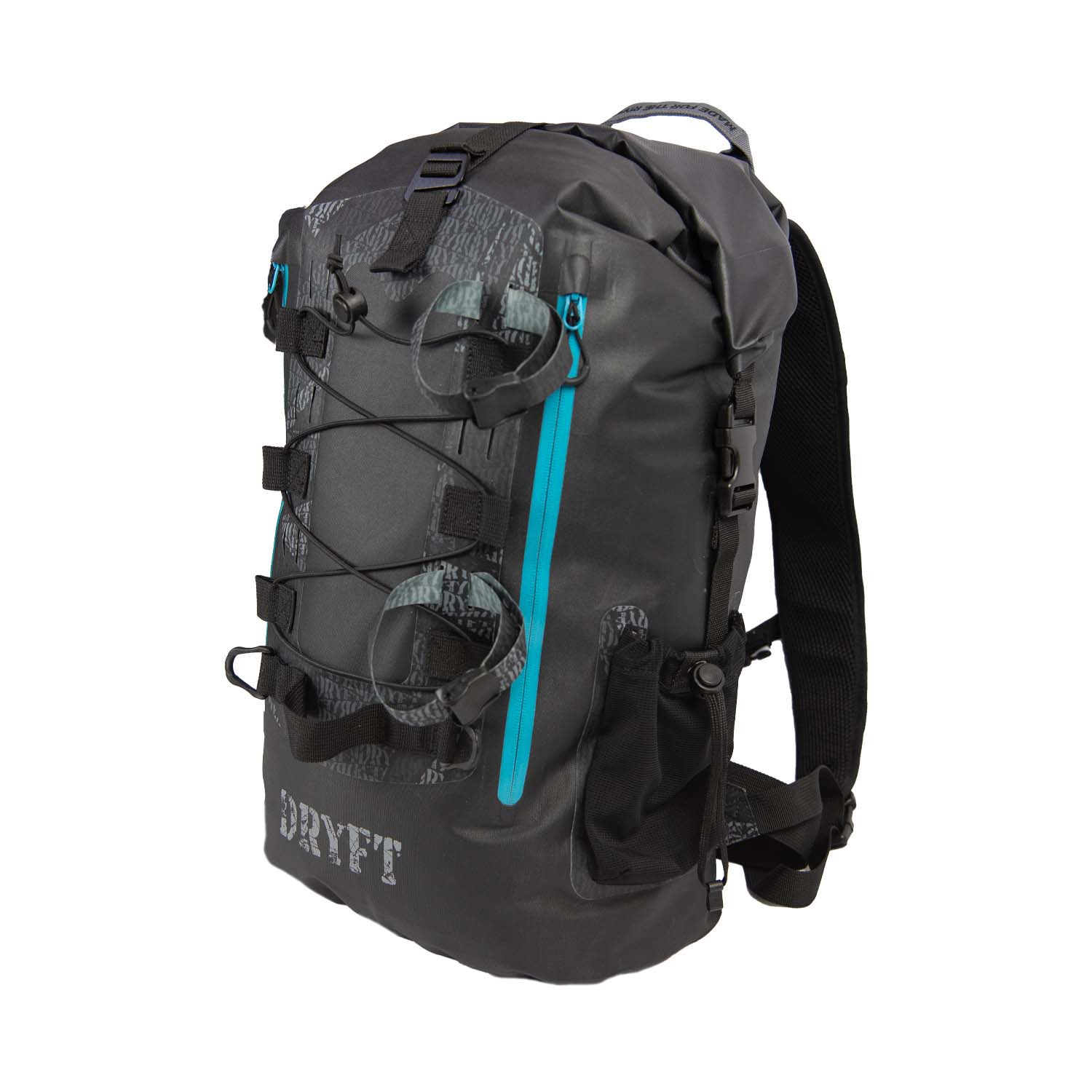 DRYFT BKCNTRY waterproof fishing backpack front side