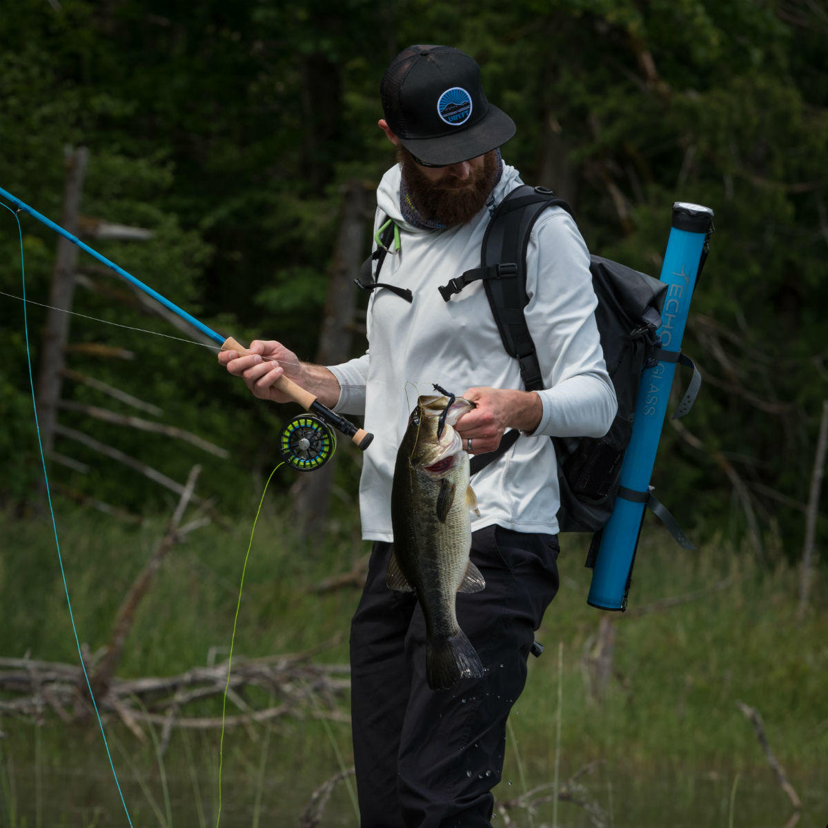 bass fishing SUP