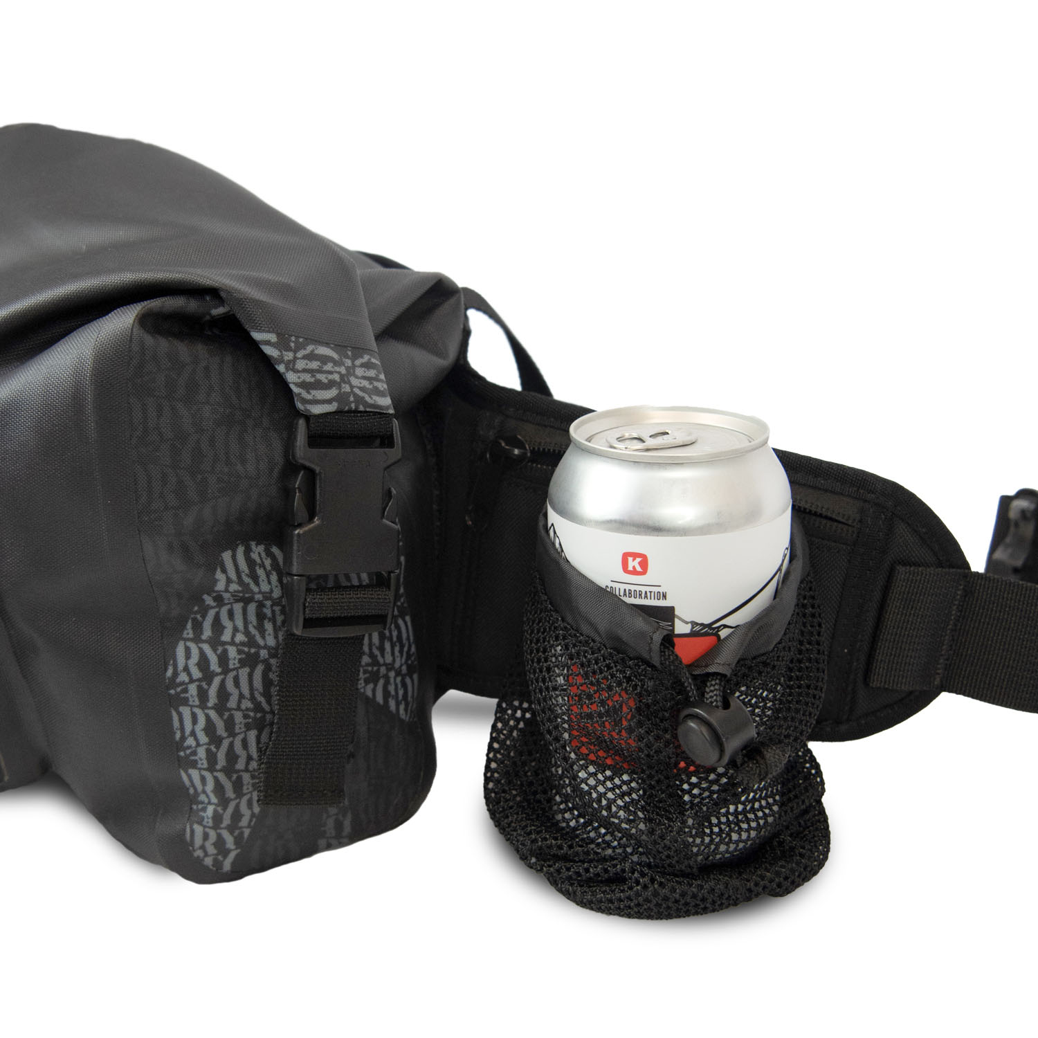 DRYFT lumbar support wading belt mesh drink pouch