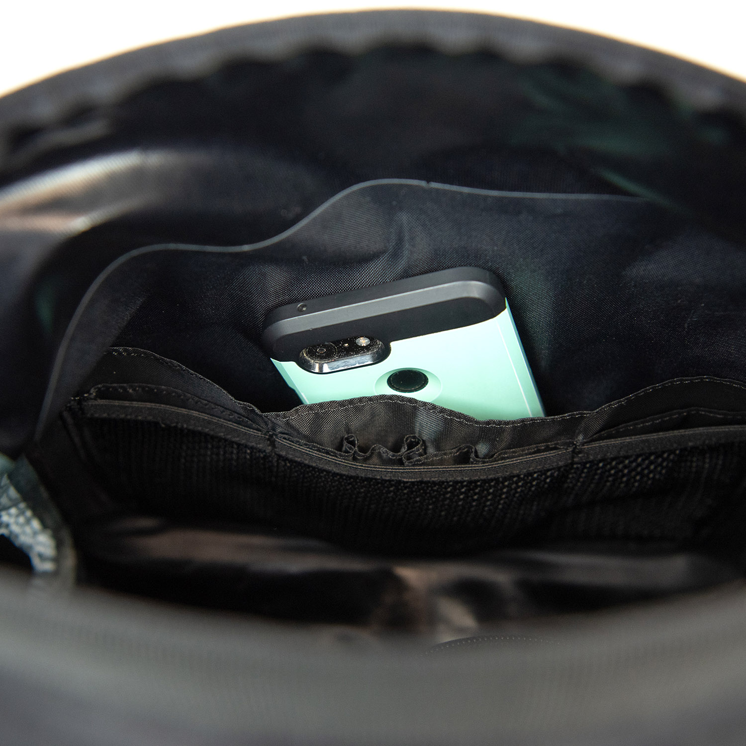 DRYFT hip lumbar pack inside view