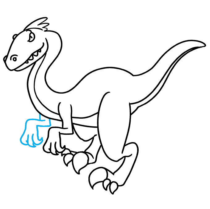 How To Draw A Velociraptor Really Easy Drawing Tutorial