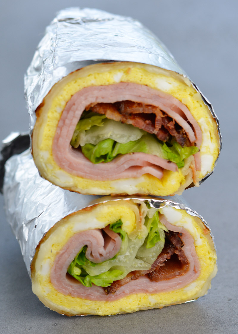 Loaded Egg Wrap Easy Wrap Recipes