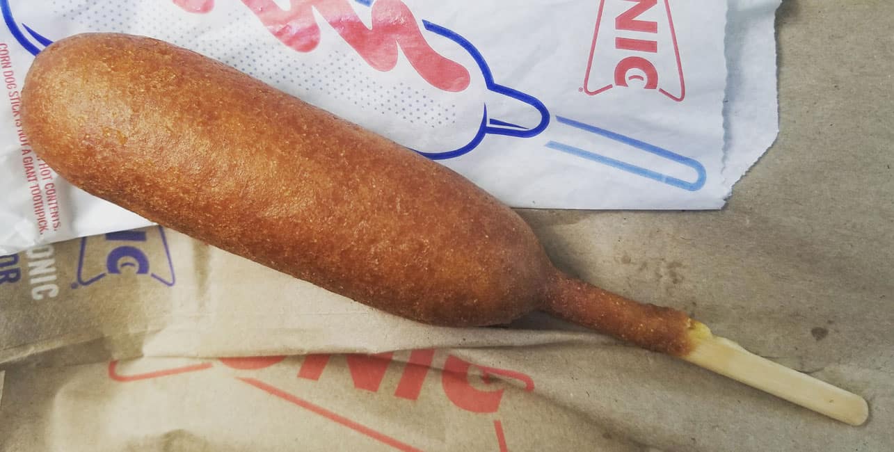 Sonic Corn Dog Review Eat A Wiener Today
