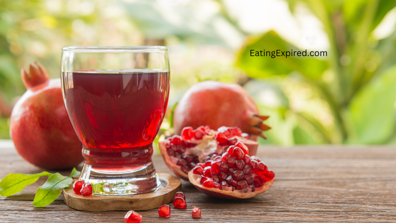 How do you know if pomegranate juice has gone bad