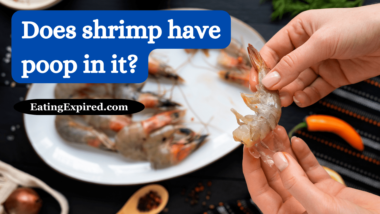 Does shrimp have poop in it?