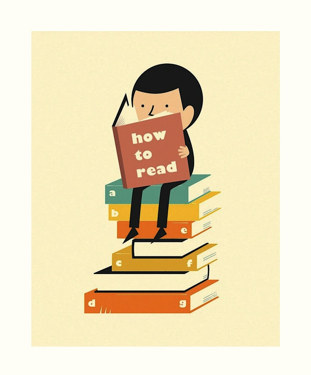 How to read poster by Jazzberry Blue
