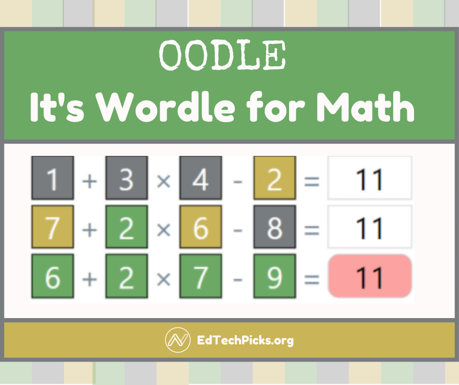 Oodle It S Wordle For Math Nick S Picks For Educational Technology