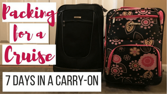 Packing For A Cruise 7 Days In A Carry On Bag Eecc Travels