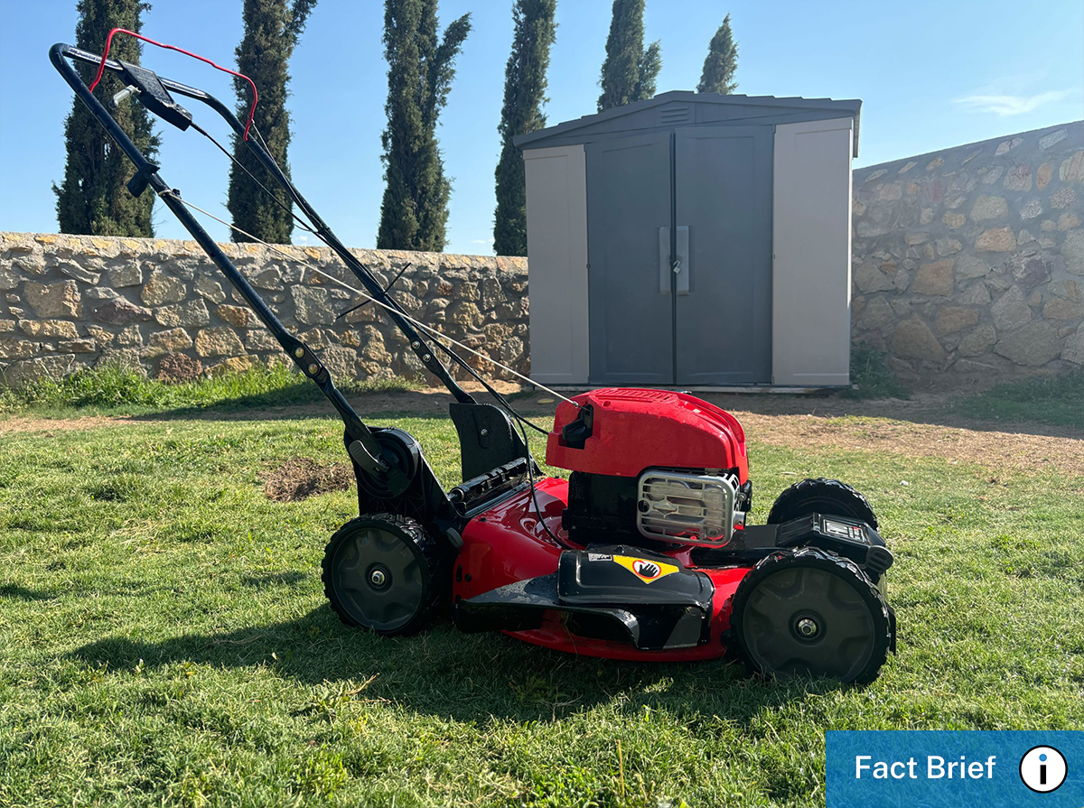 Can you use a motorized lawn mower before 7 a.m. in El Paso?