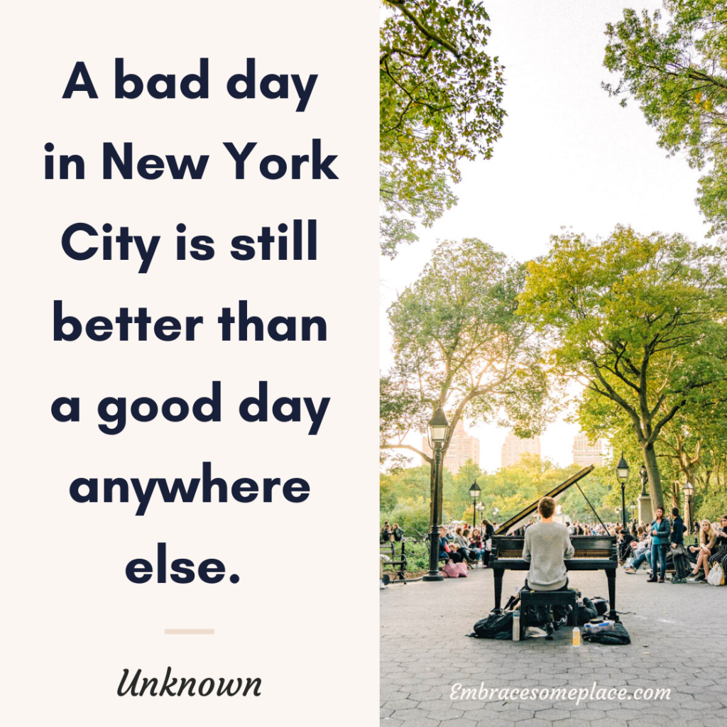 100 Enchanting New York City Quotes Instagram Captions