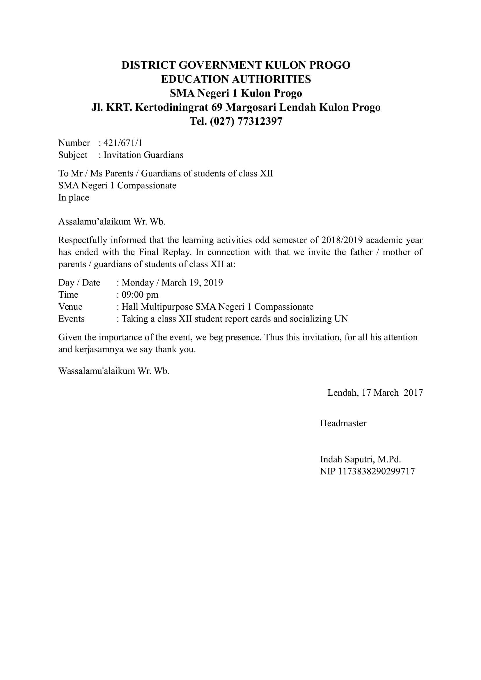 Kata Pembuka Surat Resmi Katapos