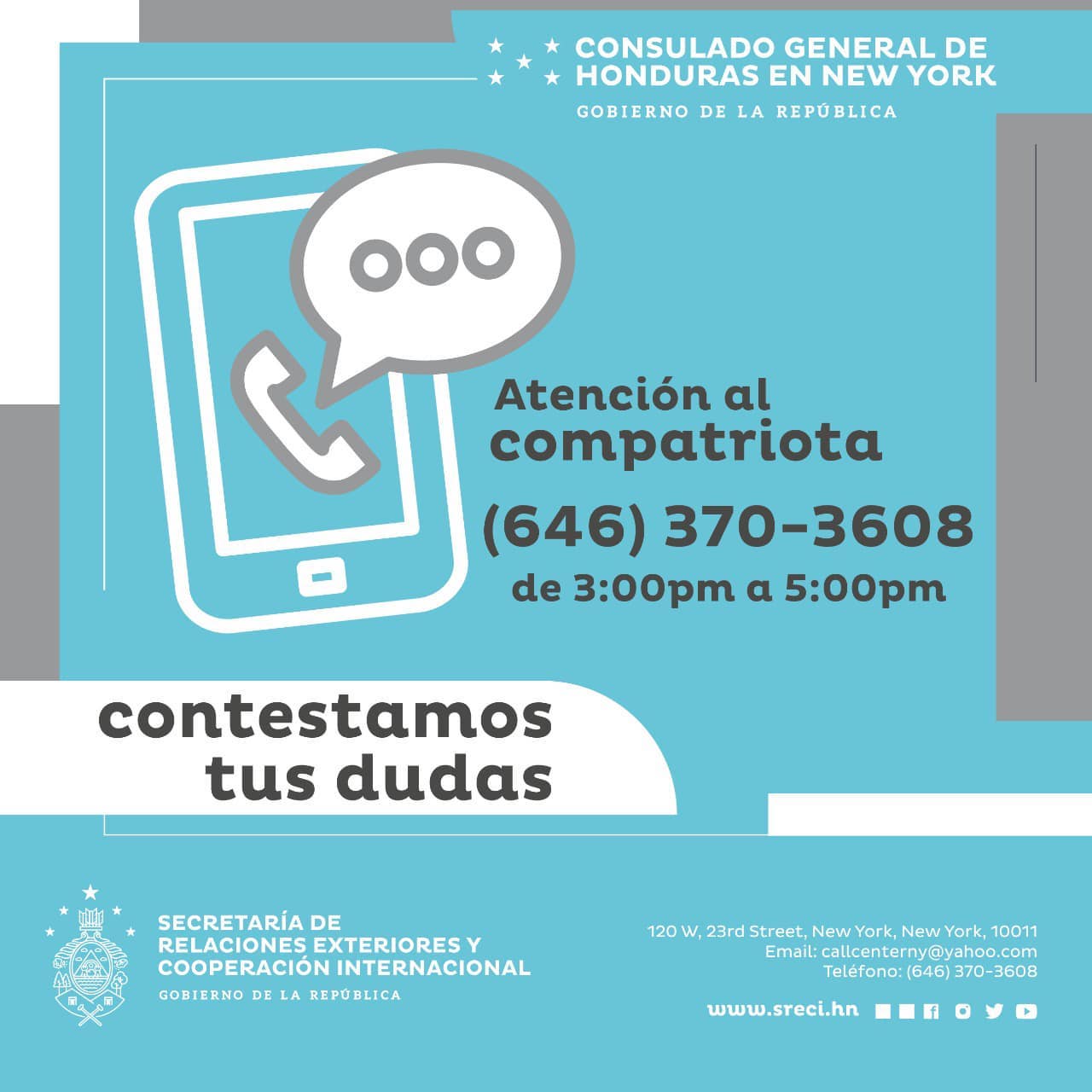 Consulado De Honduras En Nueva York Donde Esta Ubicado