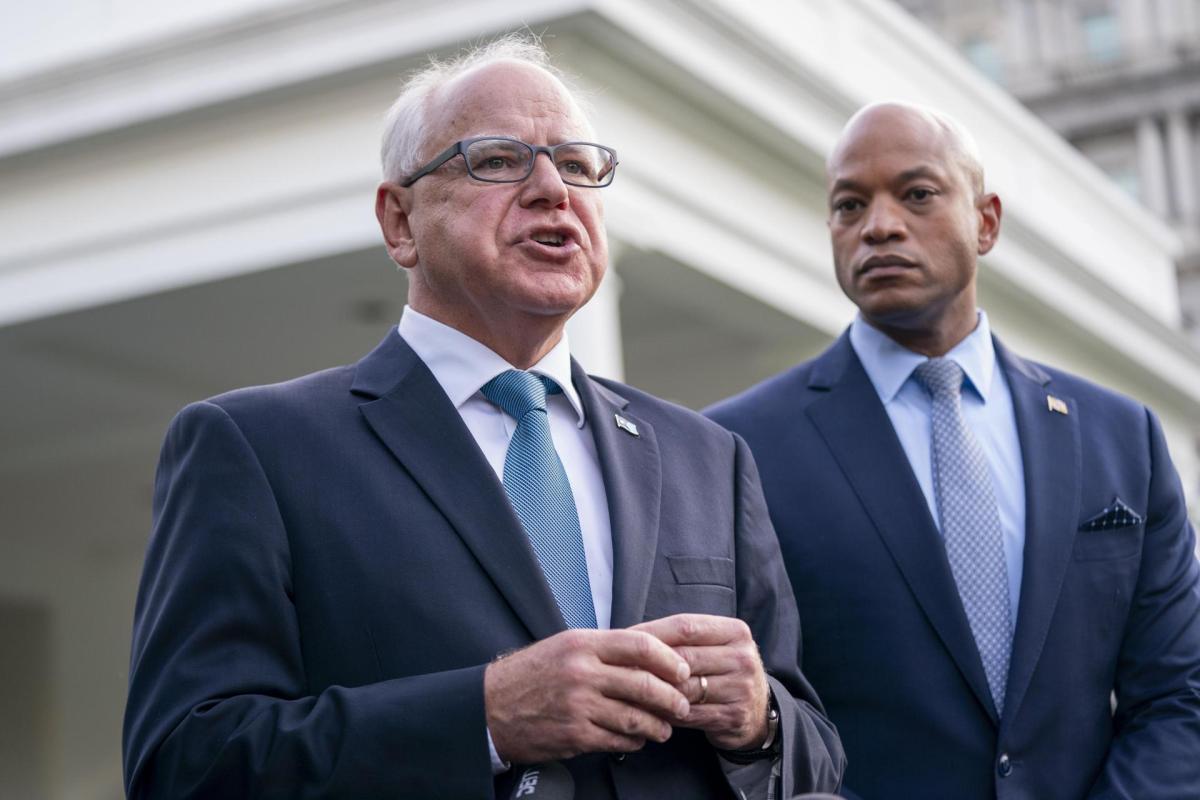 Tim Walz en el congreso Washington