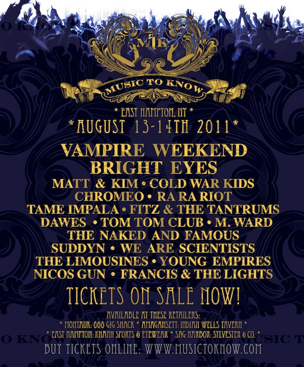 MTK Festival 2011 Lineup