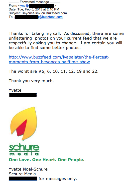 email to buzzfeed