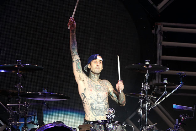 Blink 182 drummer Travis Barker will miss Australian tour, he's afraid of flying