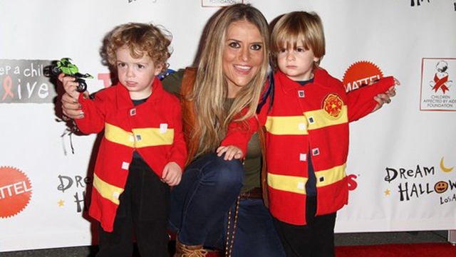Brooke Mueller and Kids at The 18th Annual Dream Halloween Party in Santa Monica