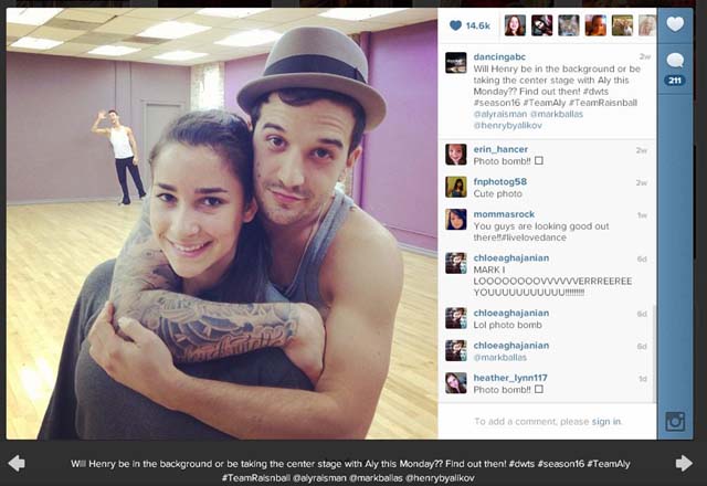 DWTS, Mark Ballas, Aly Raisman, Henry Byalikov, Dancing With The Stars
