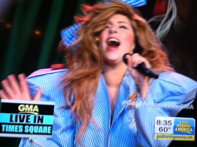 Lady Gaga Applause Good Morning America, Lady Gaga Good Morning America Live Performance, Lady Gaga Performance Good Morning America, Lady Gaga Good Morning America Times Square, Lady Gaga Times Square