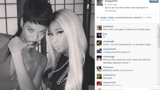 Rihanna Nicki Minaj Hook Up, Rihanna Nicki Minaj Fashion Week New York, Rihanna Nicki Minaj Instagram, Rihanna Nicki Minaj Alexander Wang, Alexander Wang New York Fashion Week, Nicki Minaj Sex Rihanna, Rihanna Nicki Minaj Sexy Photos
