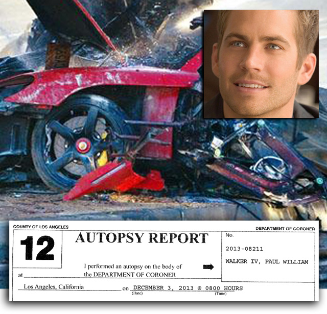 paul walker autopsy read the full report