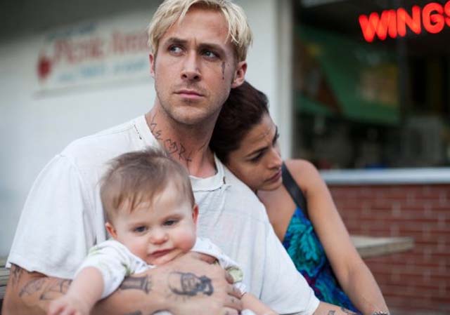 place beyond the pines, ryan gosling eva mendes kiss, ryan gosling eva mendes sex