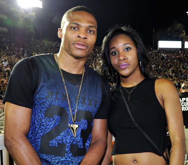 russell westbrook engaged, nina earl, russell westbrook girlfriend