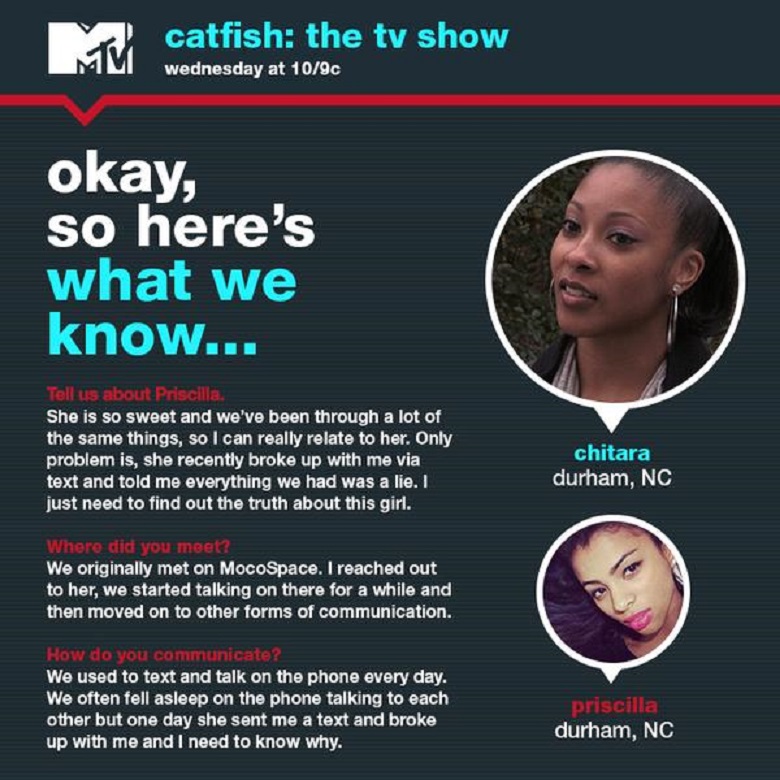 Catfish Season 4, Chitara Catfish, Priscilla Catfish, Catfish Episodes, Chitara And Priscilla Catfish Episode