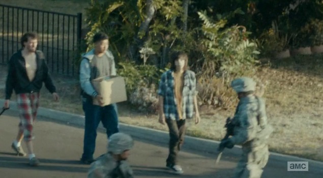 Carl in Fear The Walking Dead