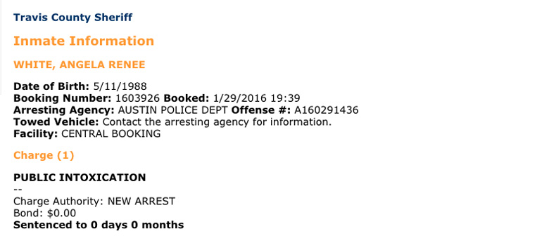 Blac Chyna Arrest Report